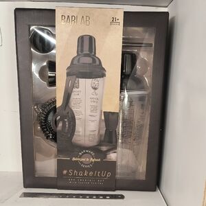 Barlab Cocktail Shaker Set Craft Cocktail Gift Set 4 Piece Set New